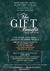 The GIFT flyer with event info